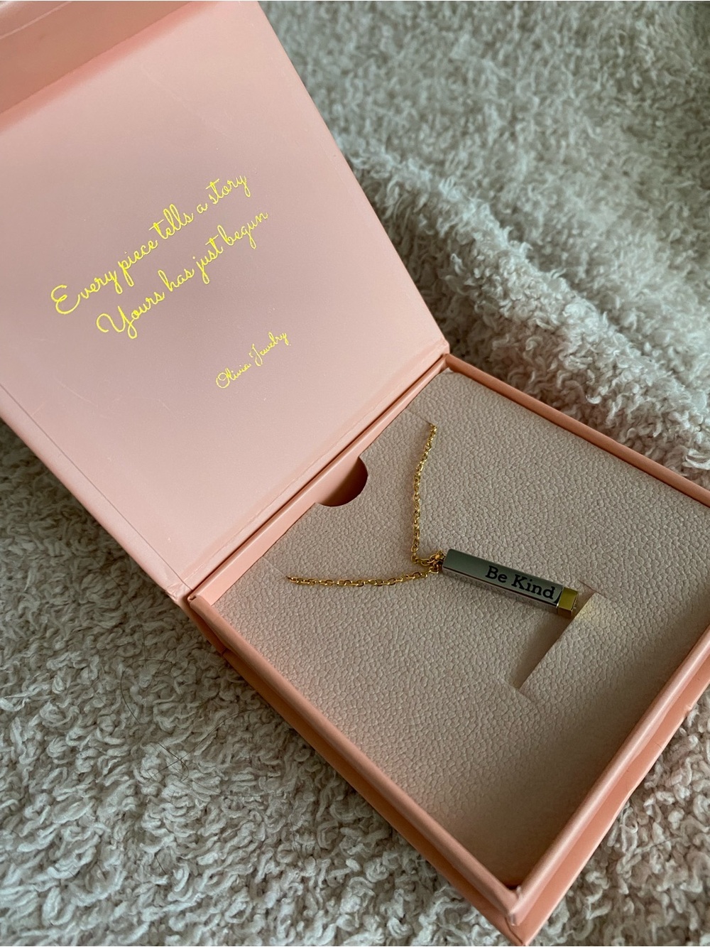 “Be Kind (…of a badass)” Necklace - Olivia Jewelry